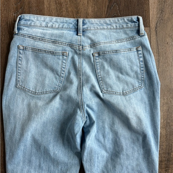 Talbots Modern Ankle Jean with bright pink stripe.  Women’s size 10. Like new! - Picture 7 of 7